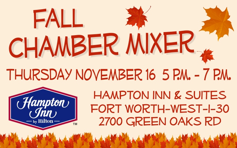 White Settlement Area Chamber of Commerce Fall Chamber Mixer hosted by Hampton Inn & Suites Fort Worth West I-30