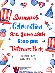 Summer Celebration event at Veteran’s Park