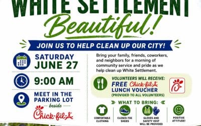 Keep White Settlement Beautiful – June Event